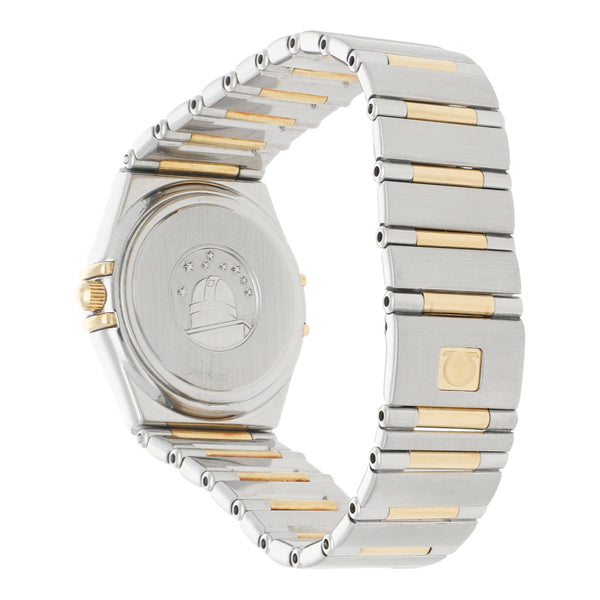 Reloj Omega para dama modelo Constellation vistas en oro amarillo 18 kilates.