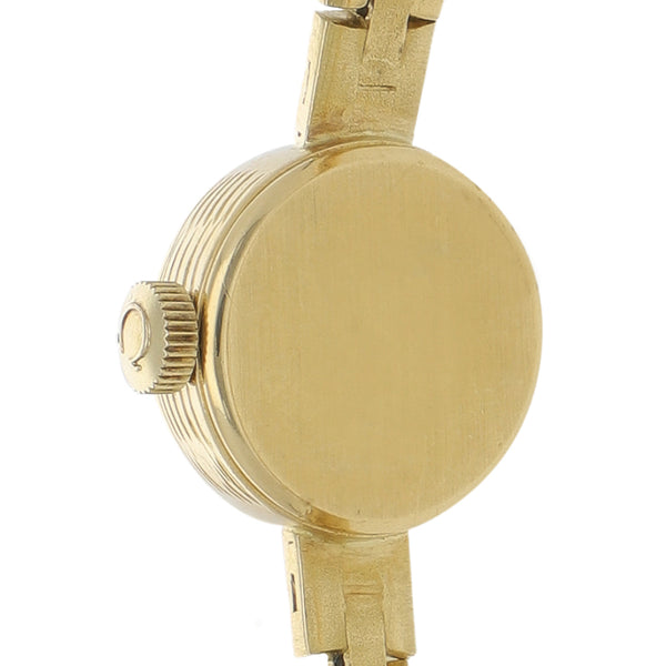 Reloj Omega para dama en oro amarillo 18 kilates.