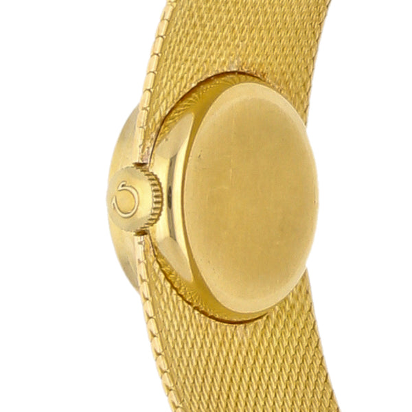 Reloj Omega para dama en oro amarillo 18 kilates.