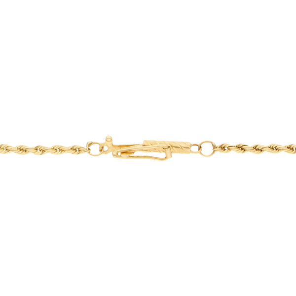 Pulsera eslabón torzal en oro amarillo 14 kilates.