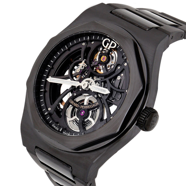 Reloj Girard Perregaux para caballero modelo Laureato Skeleton.