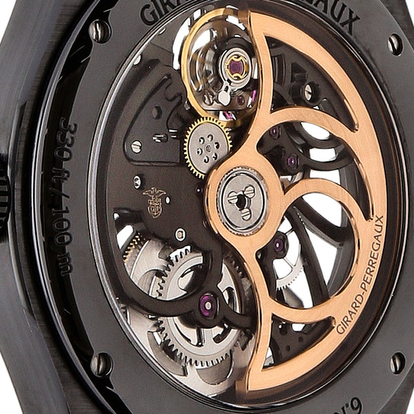 Reloj Girard Perregaux para caballero modelo Laureato Skeleton.