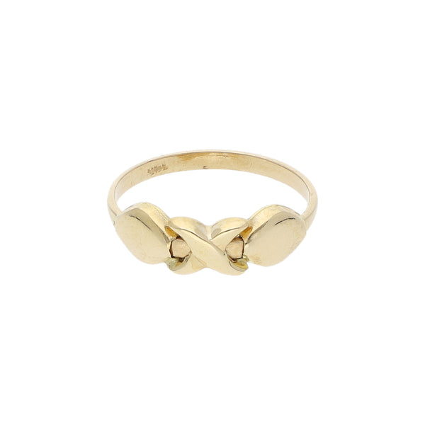 Anillo diseño especial en oro amarillo 14 kilates.