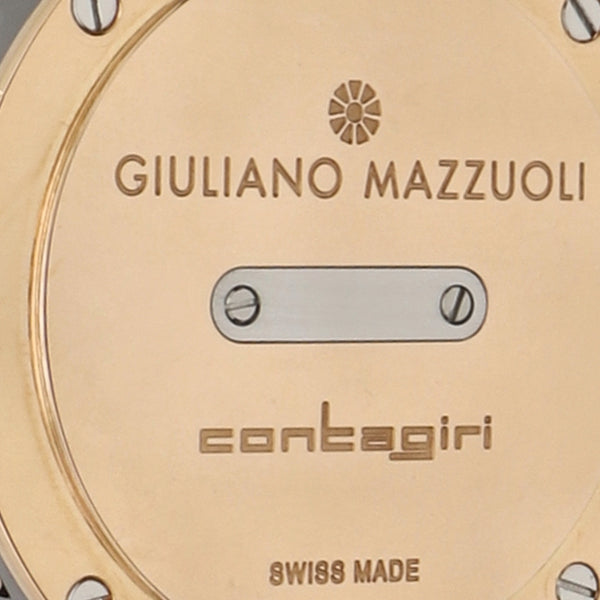 Reloj Guiliano Mazzouli para caballero modelo Contagiri 8C Competizione vistas oro rosa 18 kilates.