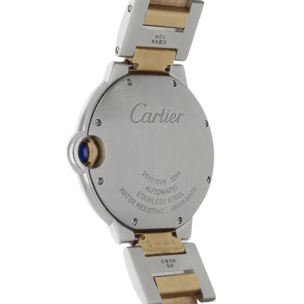 Reloj Cartier para caballero/unisex modelo Ballon Bleu vistas oro rosa 18 kilates.