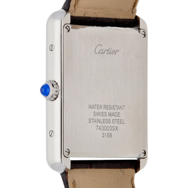 Reloj Cartier para dama/unisex modelo Tank Solo.