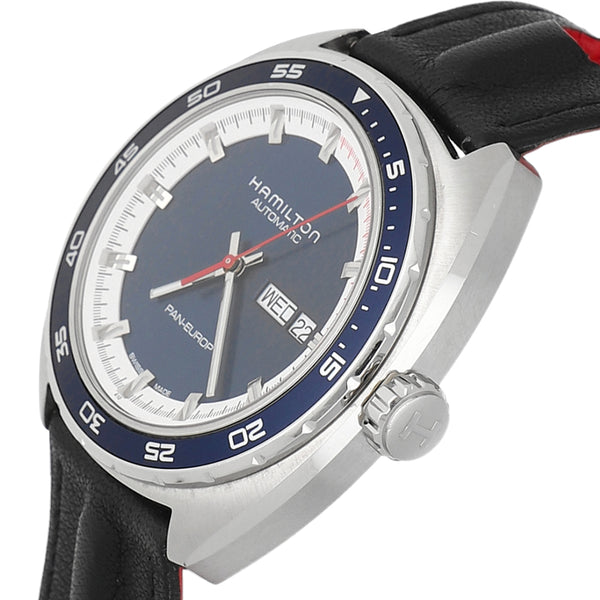 Reloj Hamilton para caballero modelo Pan-Europ.