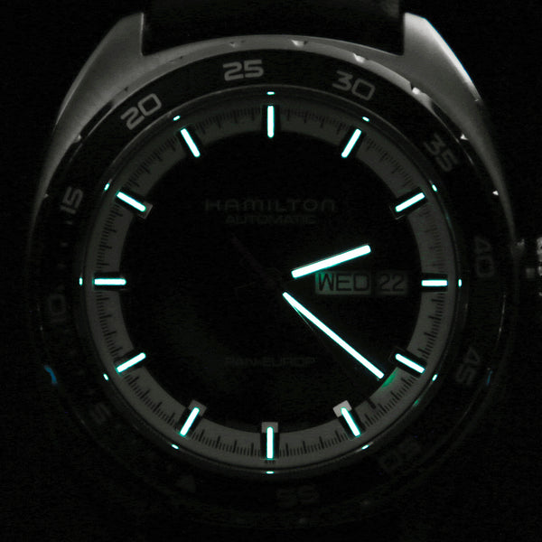 Reloj Hamilton para caballero modelo Pan-Europ.