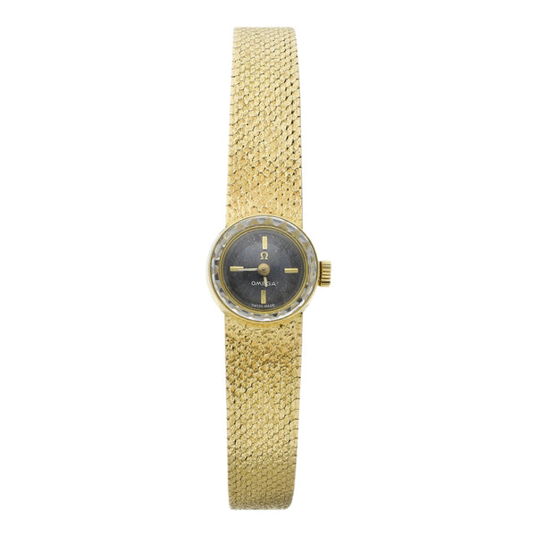 Reloj Omega para dama en oro amarillo 18 kilates.