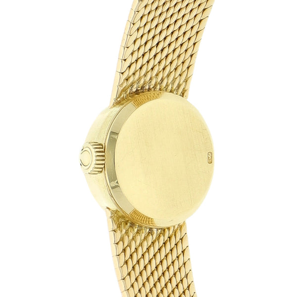 Reloj Omega para dama en oro amarillo 18 kilates.