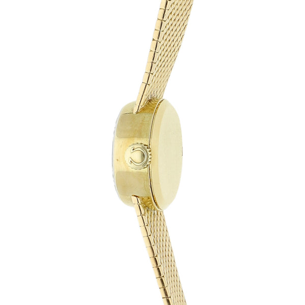 Reloj Omega para dama en oro amarillo 18 kilates.