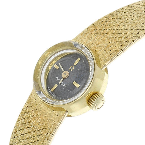 Reloj Omega para dama en oro amarillo 18 kilates.