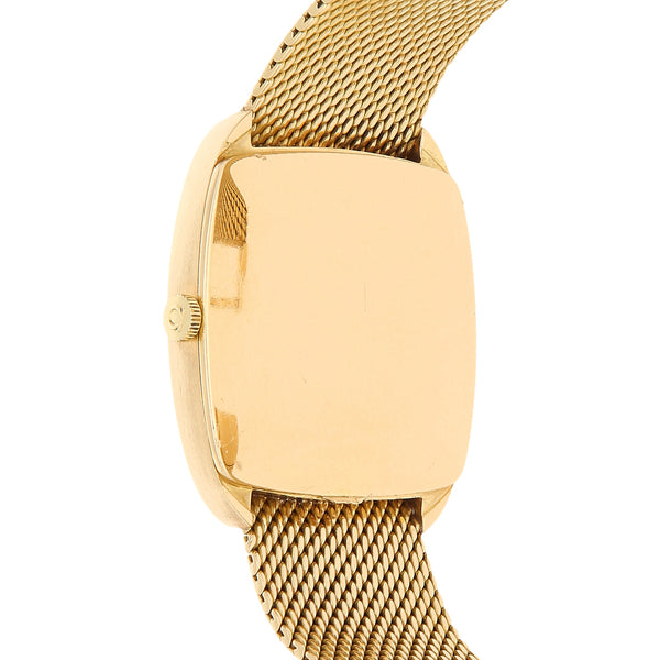 Reloj Omega para caballero en oro amarillo 18 kilates.