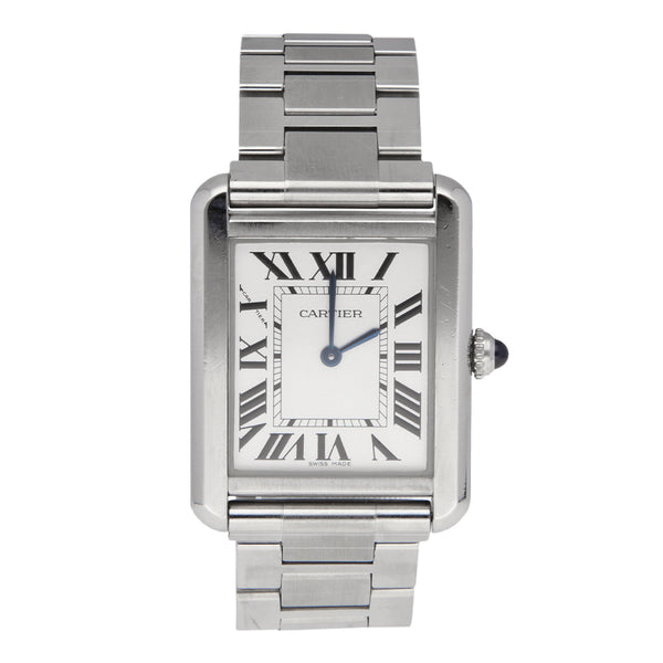 Reloj Cartier para dama modelo Tank Solo.