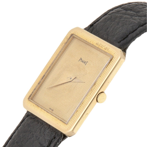 Reloj Piaget para caballero modelo Protocole caja y broche oro amarillo 18 kilates.