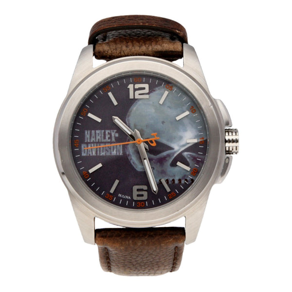 Reloj Bulova para caballero modelo Harley Davidson.