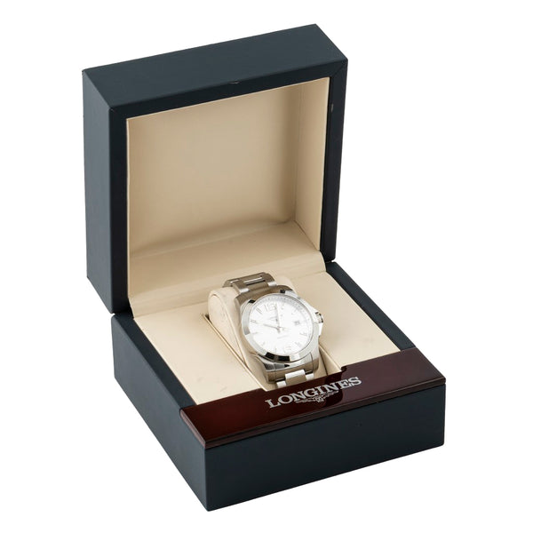 Reloj Longines para caballero modelo Conquest.