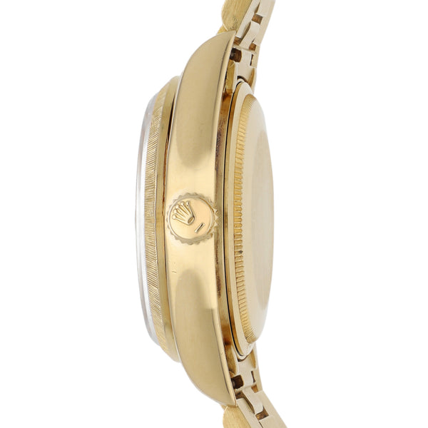 Reloj Rolex para caballero Oyster Perpetual Day-Date en oro amarillo 18 kilates.