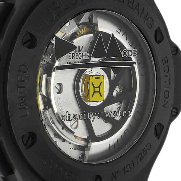 Reloj Hublot para caballero modelo Big Bang Edición especial Depeche Mode.