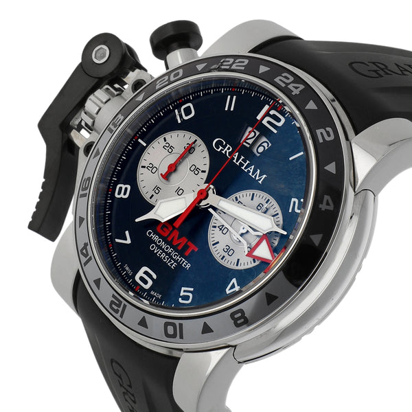 Reloj Graham para caballero modelo Chronofighter Oversize GMT.