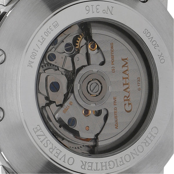 Reloj Graham para caballero modelo Chronofighter Oversize GMT.