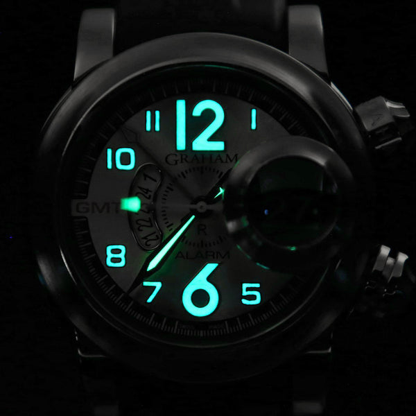 Reloj Graham para caballero modelo Swordfish GMT Alarm.