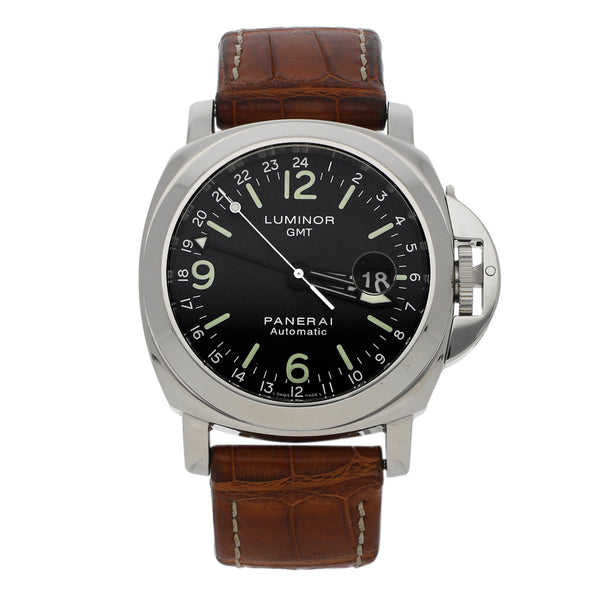 Reloj Panerai para caballero modelo Luminor GMT.