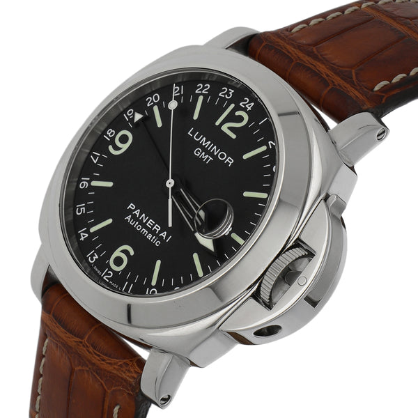 Reloj Panerai para caballero modelo Luminor GMT.