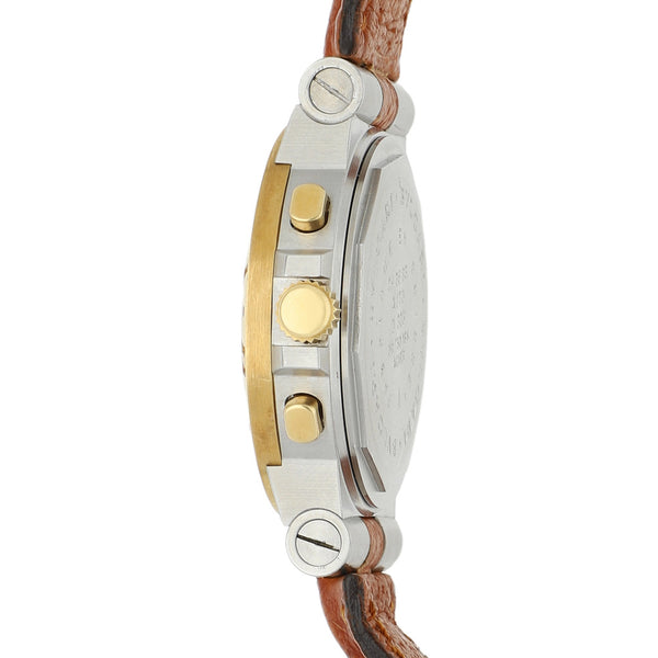 Reloj Bvlgari para caballero modelo Diagono vistas en oro amarillo 18 kilates.