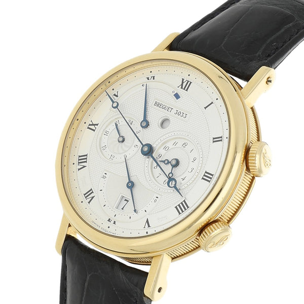 Reloj Breguet para caballero modelo Le Réveil du Tsar caja y broche en oro amarillo 18 kilates.