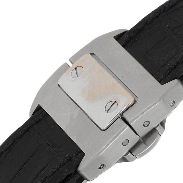 Reloj Cartier para caballero/unisex modelo Santos 100 Medium vistas en oro rosa 18 kilates.