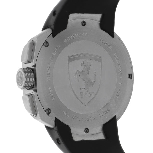 Reloj Ferrari para caballero caja acero correa caucho.