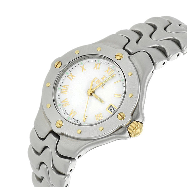 Reloj Ebel para dama modelo Sportwave vistas oro amarillo 18 kilates.