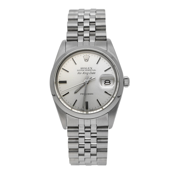 Reloj Rolex para caballero modelo Oyster Perpetual Air-King-Date Precision.