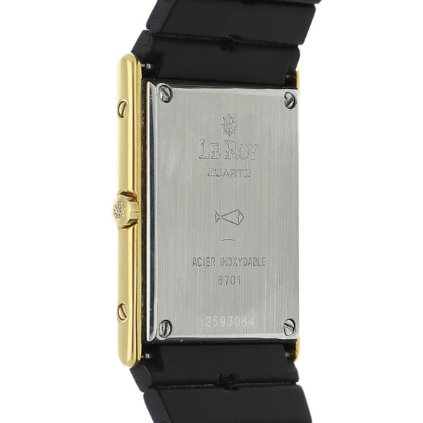 Reloj LeRoy para dama en acero PVD.