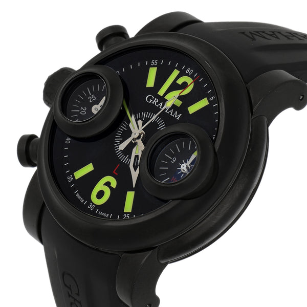 Reloj Graham para caballero modelo Swordfish Black Night.