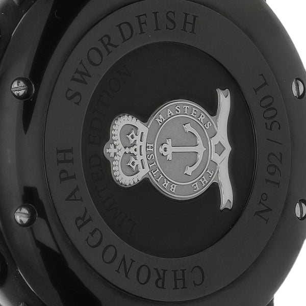 Reloj Graham para caballero modelo Swordfish Black Night.