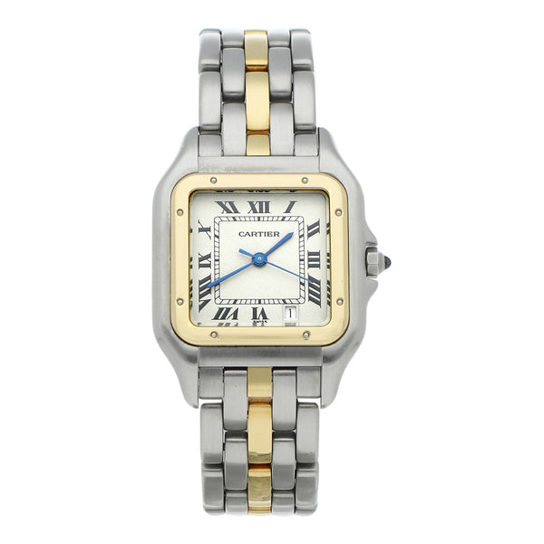 Reloj Cartier para dama modelo Panthère vistas en oro amarillo 18 kilates.