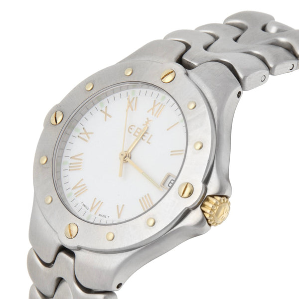 Reloj Ebel para caballero modelo Sportwave vistas en oro amarillo 18 kilates.