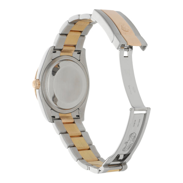 Reloj Rolex para caballero modelo Oyster Perpetual DateJust Turn-O-Graph vistas oro rosa 18 kilates.