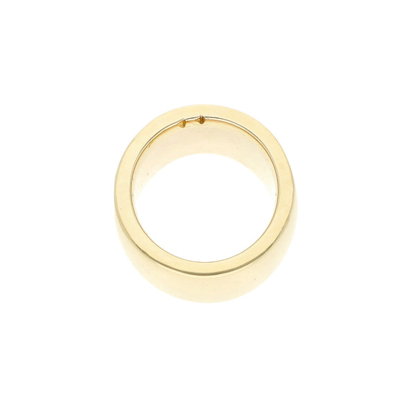 Argolla lisa en oro amarillo 14 kilates.