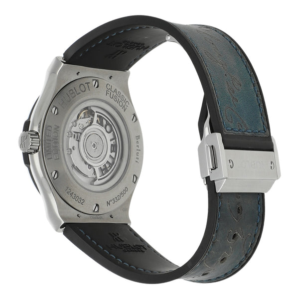 Reloj Hublot para caballero modelo Classic Fusion Berluti Blue.