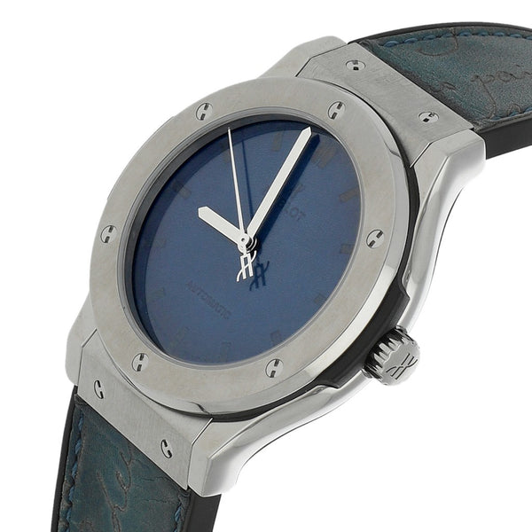 Reloj Hublot para caballero modelo Classic Fusion Berluti Blue.
