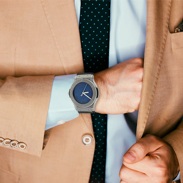 Reloj Hublot para caballero modelo Classic Fusion Berluti Blue.