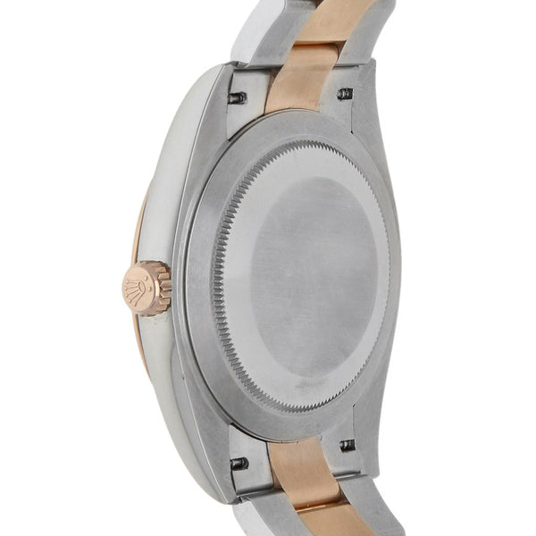 Reloj Rolex para caballero modelo Oyster Perpetual DateJust vistas oro rosa 18 kilates.