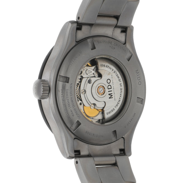 Reloj Mido para caballero modelo Multifort Titanium.