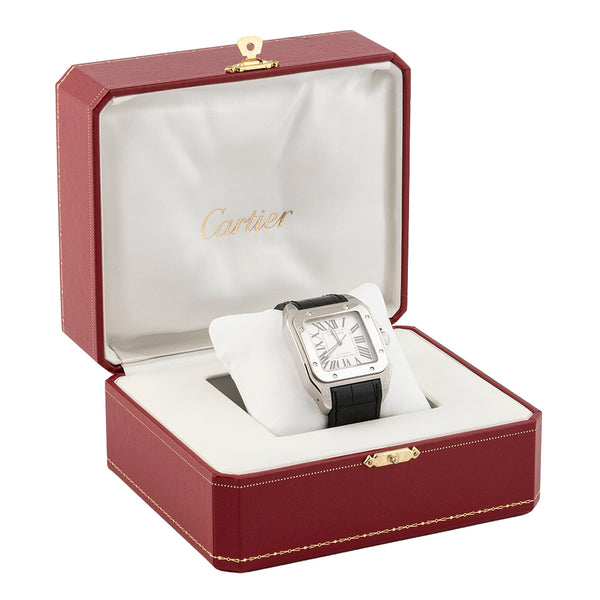 Reloj Cartier para caballero modelo Santos 100.