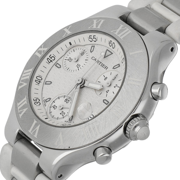 Reloj Cartier para dama modelo Must 21 Chronoscaph.