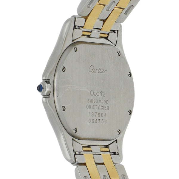 Reloj Cartier para caballero modelo Panthere Cougar vistas oro amarillo 18 kilates.