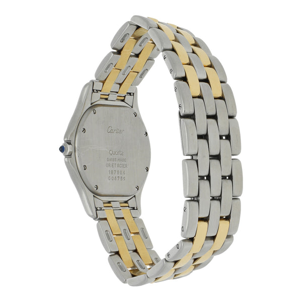 Reloj Cartier para caballero modelo Panthere Cougar vistas oro amarillo 18 kilates.